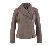 Carlo Colucci - Leather Jacket - - Jackets - Donna - Grigio - XL