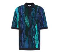 Carlo Colucci - Maglia Polo Oversize - Lavorazione 3D - - Tops - Uomo - Blu - L