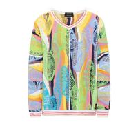 Carlo Colucci - Maglione Jacquard con scollo a V Curtoni - - Knitwear - Donna - Multicolore - S