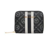 Carlo Colucci - Piccolo portafoglio con striscia a contrasto - - Accessories - Donna - Nero - ONE SIZE