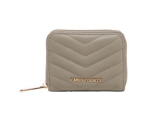 Carlo Colucci - Piccolo Portafoglio Trapuntato - - Accessories - Donna - Grigio - ONE SIZE