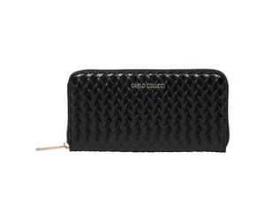 Carlo Colucci - Portafoglio Stile Intrecciato - - Accessories - Donna - Nero - ONE SIZE