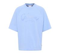 Carlo Colucci - Premium 3D Logo Oversize T-Shirt - - Tops - Uomo - Blu - L