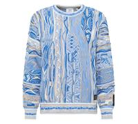 Carlo Colucci Pullover 'Di Palo' crema / beige scuro / blu / blu chiaro Uomo Carlo Colucci XL