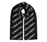 Carlo Colucci - Sciarpa in maglia - - Accessories - Uomo - Nero - ONE SIZE