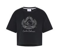 Carlo Colucci - T-shirt con Logo Oversize - - Tops - Donna - Nero - L