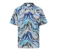 Carlo Colucci - T-shirt in Maglia Artificiale - - Tops - Uomo - Blu - M
