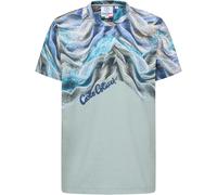 Carlo Colucci - T-shirt in Maglia Artificiale - - Tops - Uomo - Blu - S