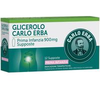 carlo erba Glicerolo 12 Supposte Stitichezza Neonati Occasionale