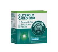Glicerolo carlo erba bambini 6 contenitori monodose 2,25 g