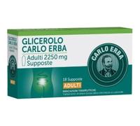 Carlo Erba Reagents - Carlo Erba Glicerolo Adulti 2250 mg - Trattamento Contro La Stitichezza 18 Supposte