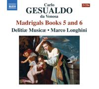 Carlo Gesualdo Da Venosa Carlo Gesualdo Da Venosa: Madrigals Books 5 and 6 (CD)