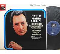 Carlo Maraia Giulini, Philharmonia Orchestra - Schubert: Symphony No. 8 Unfinished, Brahms: Haydn Variations [LP]