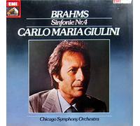 Carlo Maria Giulini , Chicago Symphony Orchestra, The . Johannes Brahms - Sinfonie Nr. 4 - EMI - 1C 037-02 083