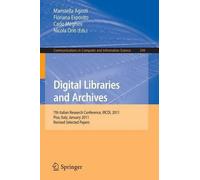 Carlo Meghini Digital Libraries and Archives (Tascabile)
