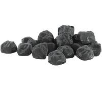 Carlo Milano Caminetti Gel ed etanolo - Pietre Decorative: Pietre Decorative per stufe a bioetanolo, Nero (Decorazione Carbone, Pietre Decorative Nero, Legno ceramico)