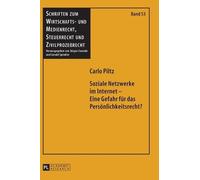 Carlo Piltz Soziale Netzwerke im Internet - Eine Gefahr fuer (Copertina rigida)