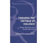 Carlo Salzani Towards the Critique of Violence (Tascabile)
