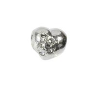 CarloBiagi Bead Cuore 925 ECHT Argento Charm Gioiello Zirkonia Elemento BBSCZ78C