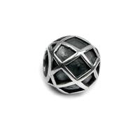 CarloBiagi Bead Decorazione A Rete 925 ECHT Argento Charm Elemento BBS062