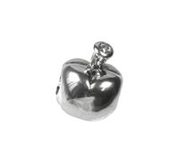 CarloBiagi Bead Mela 925 ECHT Argento Charm Gioielli Zirkonia Elemento BBSCZ15C