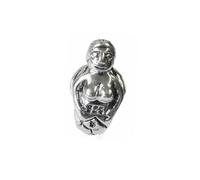 CarloBiagi Bead Sirena 925 ORO ARGENTO Charm Gioiello Elemento BBS237