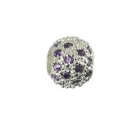 CarloBiagi Beads Charm Con Perla BBSCZP01PR Zirconia 925 Argento 925