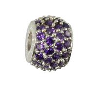 CarloBiagi Beads Perla Charm Zirconi 925 Argento 925 BBSCZPS01PR