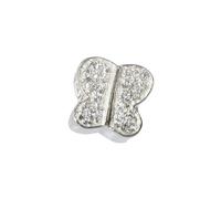 CarloBiagi Perla Farfalla 925 Argento Charm Gioiello Zirconia Elemento BBSCZS03C