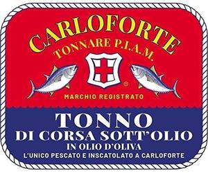 Carloforte Tonnare PIAM Tonno di Corsa Rosso Sott'olio 350 g