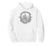 Carlsbad Caverns, Parco Nazionale, Design Vintage caverna Felpa con Cappuccio