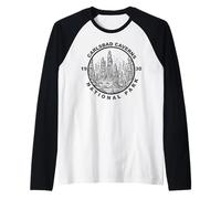 Carlsbad Caverns, Parco Nazionale, Design Vintage caverna Maglia con Maniche Raglan