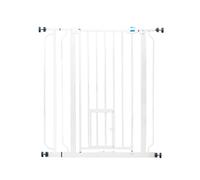 Carlson extra-alto Cancelletto con porta per piccoli animali - 75 - 90 cm di larghezza, nero