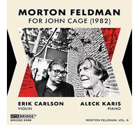 Morton Feldman Morton Feldman: For John Cage (CD) Album