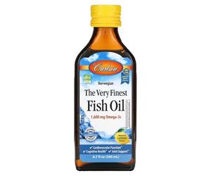 Carlson Labs Norwegian The Very Finest Fish Oil, Lemon - 200 ml
