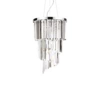 Carlton sp8 cromo lampada a sospensione E14 CROMO