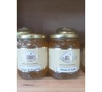 Carluccio Miele Artigianale, Set di 2 Varietà, Miele di Mille Fiori e Sulla, 500g Ciascuno