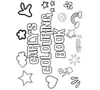 Carly's Colouring Book: Personalised with Your Name on Every Page