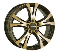 Carmani CA90818 F45CGOP Bolt Circle 5.00 x 108.00 offset 45 Hub centraggio 63.40 design 9 competizione, Gold Polish