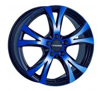Carmani CA96515 F45CBLP Bolt Circle 5.00 x 108.00 offset 45 Hub centraggio 63.40 design 9 competizione, lucida blu