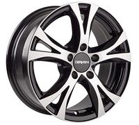 Carmani CA96515H344BP Bolt Circle 5.00 x 112.00 offset 44 Hub centraggio 66.60 design 9 competizione, Black Polish