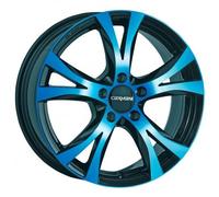 Carmani CA96516 F45CLBP Bolt Circle 5.00 x 108.00 offset 45 Hub centraggio 63.40 design 9 competizione, luce lucida blu