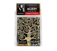 CARMANI,Magneti decorativi per frigorifero, lavagna bianca, bacheca, frigorifero, aula, magneti artistici per gli amanti dell'arte ispirati a Gustav Klimt, dipinti dell'albero della vita 4.5x7 cm