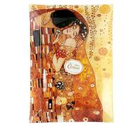 Carmani - Piastra Rettangolare in Vetro Stampato con Klimt: Il Bacio