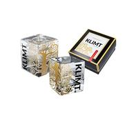 CARMANI - Portacandele in vetro fantasia, centrotavola di lusso, decorazione da tavolo per matrimoni, feste con "The Tree of Life" di Gustav Klimt