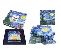 Carmani - Sciarpa da donna alla moda con Vincent van Gogh, la notte stellata