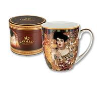 Carmani - Tazza in porcellana decorata con 'Adele' di Gustav Klimt