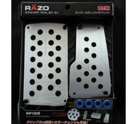 CARMATE Razo Pedal Super Grip L AT Accelerator Brake Pedal Silver RP122 OEM N...