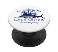 Carmel-by-the-Sea California Pesce vela Marlin Saltwater PopSockets PopGrip Intercambiabile