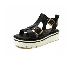 Carmela 161393, Sandali Donna, Nero, 41 EU